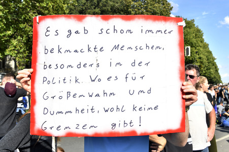 Corona-Demonstrationen in Berlin