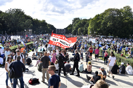 Corona-Demonstrationen in Berlin