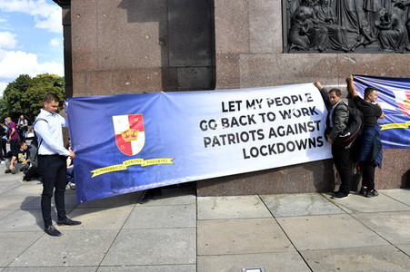 Corona-Demonstrationen in Berlin
