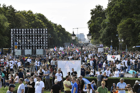 Corona-Demonstrationen in Berlin