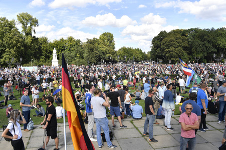 Corona-Demonstrationen in Berlin