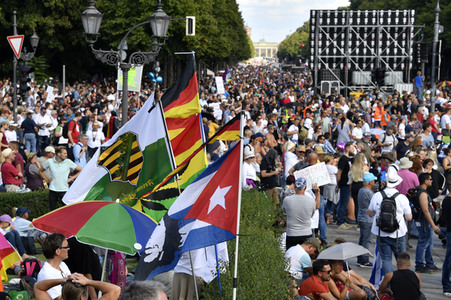 Corona-Demonstrationen in Berlin