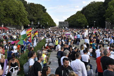 Corona-Demonstrationen in Berlin