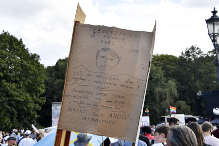 Corona-Demonstrationen in Berlin