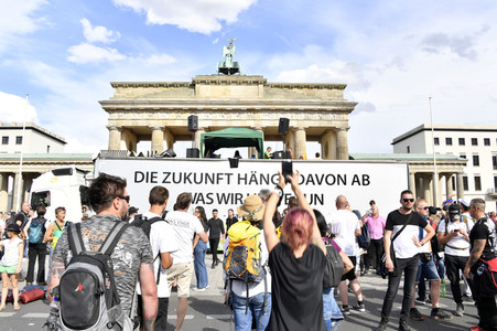 Corona-Demonstrationen in Berlin