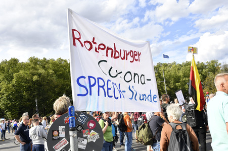Corona-Demonstrationen in Berlin