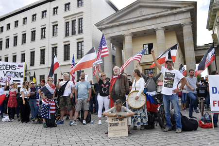 Corona-Demonstrationen in Berlin