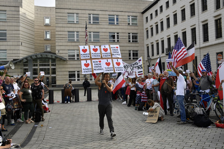 Corona-Demonstrationen in Berlin