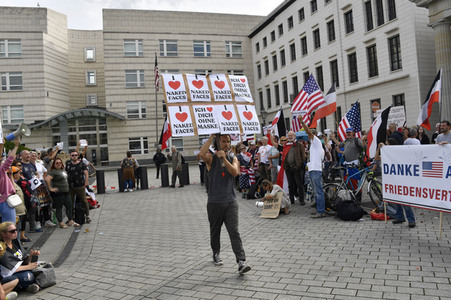 Corona-Demonstrationen in Berlin