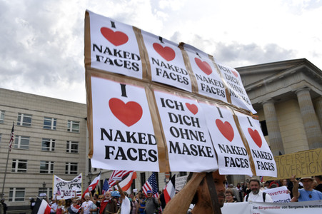 Corona-Demonstrationen in Berlin