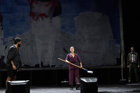 Theaterprobe 'Gott ist nicht schüchtern' in Berlin