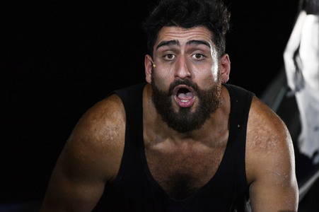 Theaterprobe 'Gott ist nicht schüchtern' in Berlin