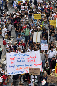Corona-Demonstrationen in Berlin