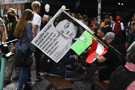 Corona-Demonstrationen in Berlin