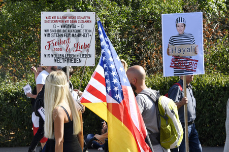 Corona-Demonstrationen in Berlin
