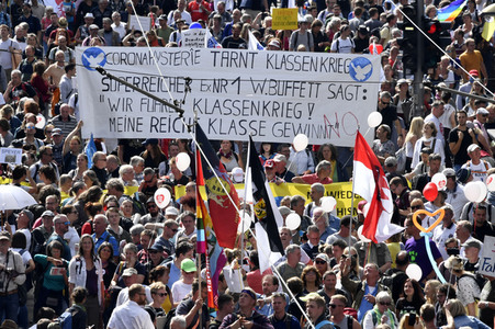 Corona-Demonstrationen in Berlin