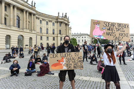 Corona-Demonstrationen in Berlin