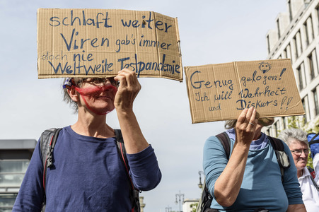 Corona-Demonstrationen in Berlin