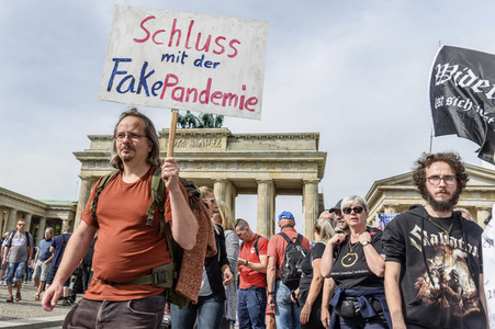 Corona-Demonstrationen in Berlin