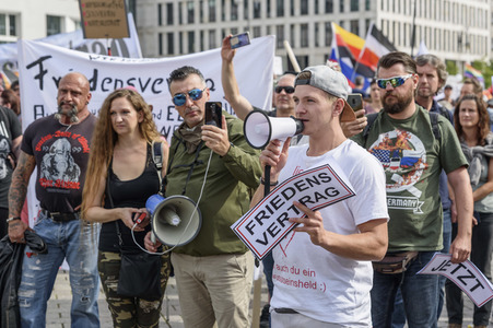 Corona-Demonstrationen in Berlin