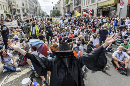 Corona-Demonstrationen in Berlin