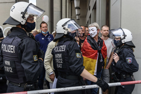 Corona-Demonstrationen in Berlin