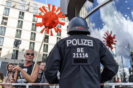 Corona-Demonstrationen in Berlin