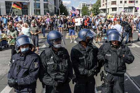 Corona-Demonstrationen in Berlin