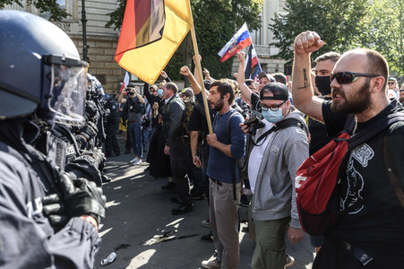 Corona-Demonstrationen in Berlin