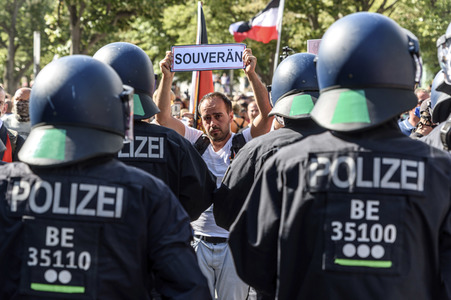 Corona-Demonstrationen in Berlin