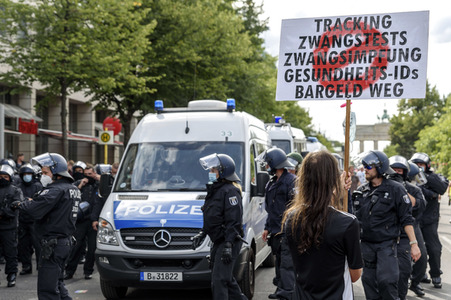 Corona-Demonstrationen in Berlin