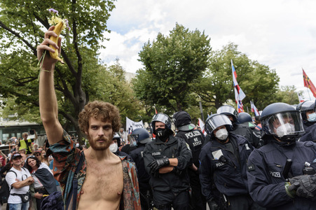 Corona-Demonstrationen in Berlin