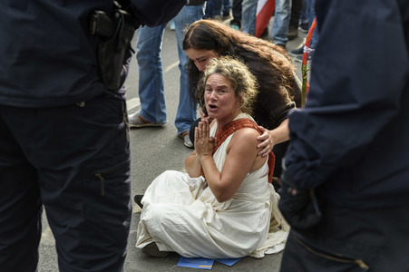 Corona-Demonstrationen in Berlin