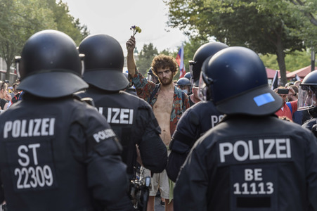 Corona-Demonstrationen in Berlin