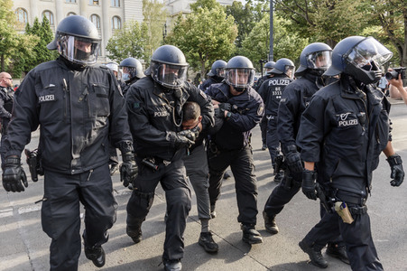 Corona-Demonstrationen in Berlin