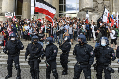 Corona-Demonstrationen in Berlin