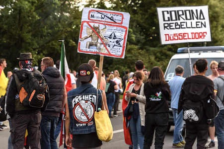 Corona-Demonstrationen in Berlin