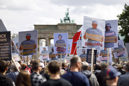 Corona-Demonstrationen in Berlin