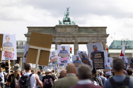 Corona-Demonstrationen in Berlin