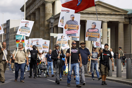 Corona-Demonstrationen in Berlin