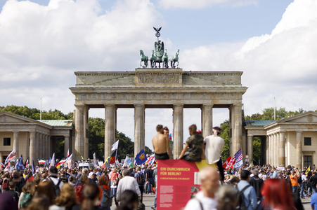 Corona-Demonstrationen in Berlin