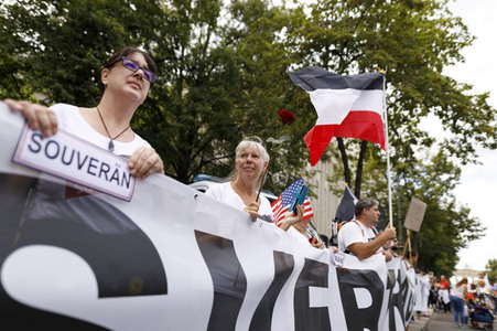 Corona-Demonstrationen in Berlin