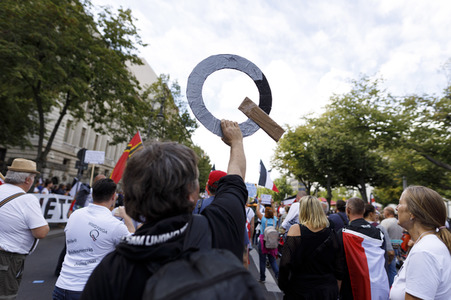 Corona-Demonstrationen in Berlin