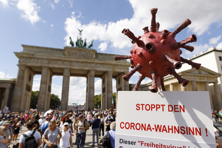 Corona-Demonstrationen in Berlin