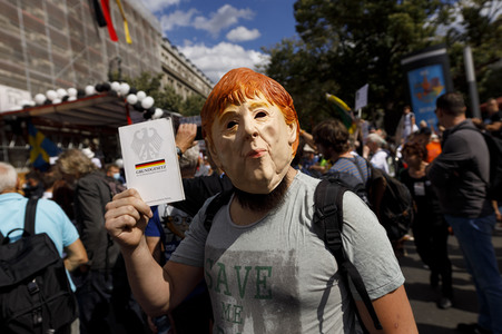 Corona-Demonstrationen in Berlin
