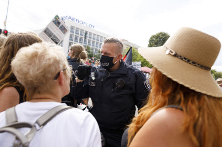 Corona-Demonstrationen in Berlin