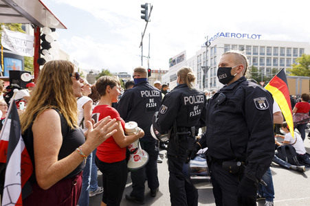Corona-Demonstrationen in Berlin