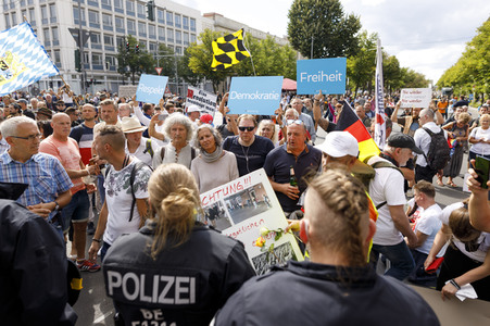 Corona-Demonstrationen in Berlin