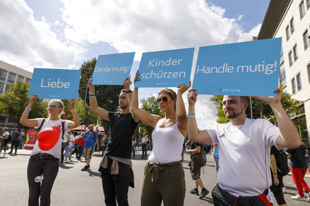 Corona-Demonstrationen in Berlin
