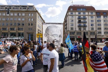Corona-Demonstrationen in Berlin
